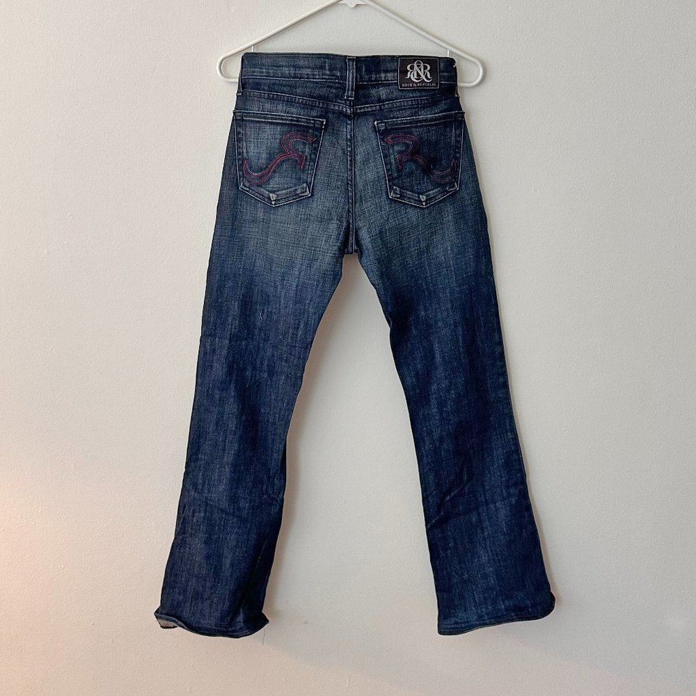 Y2K LOW  RISE BOOT CUT ROCK & REPUBLIC